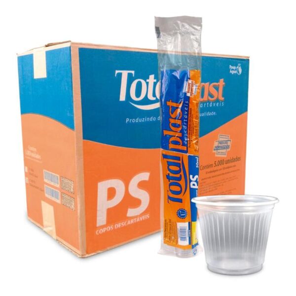 Copo 50ml Transp PP 5000UN
